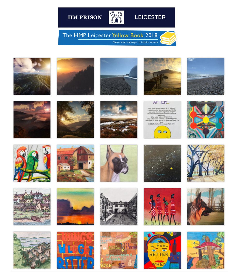 Art/Photo Assessors for the 1st Prison Yellow Book created with @No1govhmpleic are <a href="/gillianmcfarla2/">gillianmcfarland</a> <a href="/TrevorEBent/">Trevor Bent</a> <a href="/LewisButtery/">yungs_ds</a> @Bevbradshawsmi1! TY all!

Will be a challenging job to choose from the inspiring #IFeelBetterWhen entries! View them all here rethinkyourmind.co.uk/hmp-leicester-…