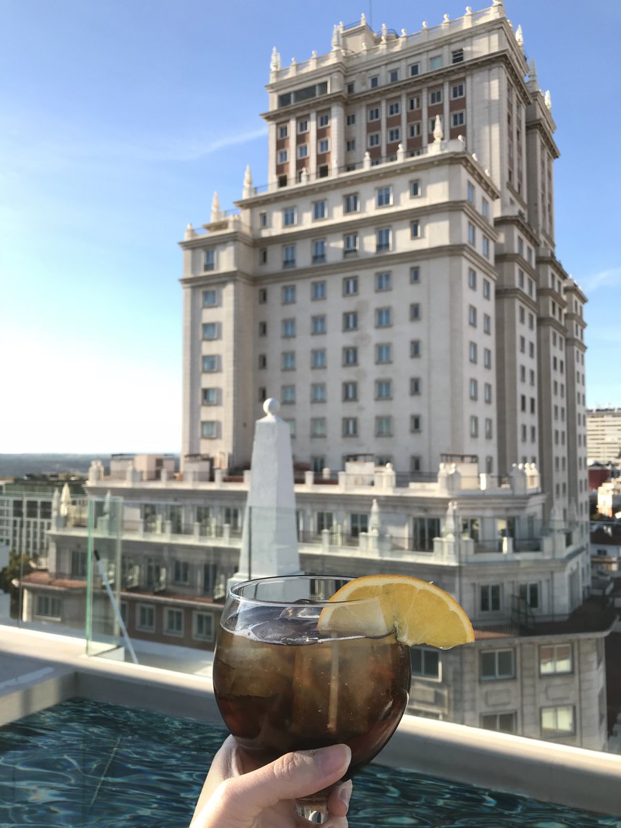 Some views are made to be enjoyed this way. For influencer <a href="/rosnavelle/">ℒ.</a>, the panorama from this rooftop in Madrid is best accompanied with a fragrant <a href="/johnniewalker_/">Johnnie Walker</a> and Cola. A new favourite match? #LoveScotch #ScotchWithAView