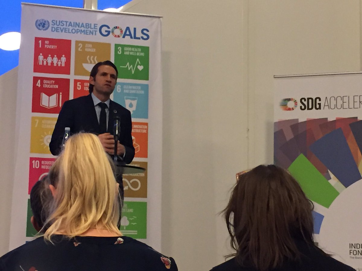 strackfer's tweet image. " ...if growth is not sustainable we are destroying the world we are living in..." Jimmy Maymann  #sdgaccelerator #sdg #undp
