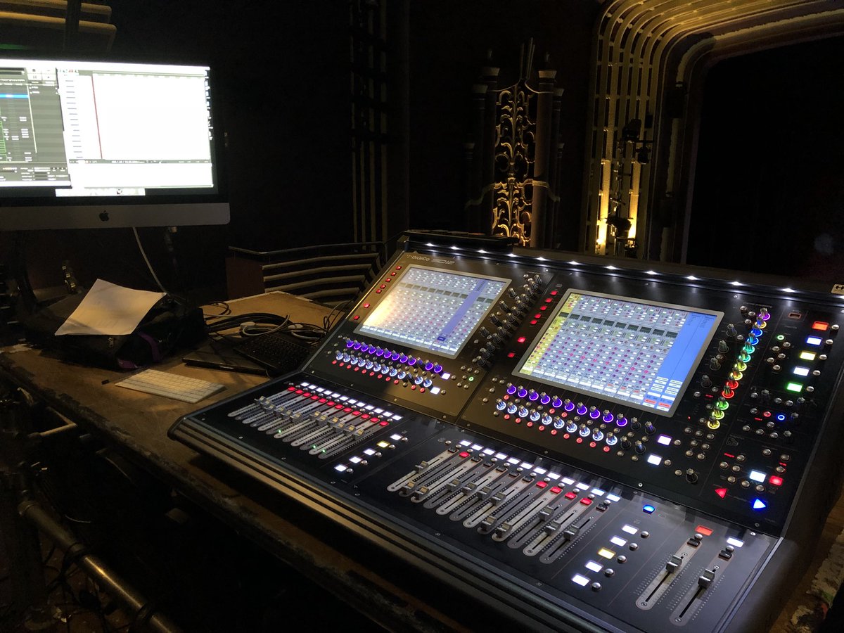 BarnesAudio's tweet photo. Nice to once again have @DiGiCo_official #SD12 on site. Stunning console. For every gig. So so powerful and Clear. Desk is on hire from our regular audio rental partner, the one and only @Hiykon https://t.co/dZy6r7fgOe
