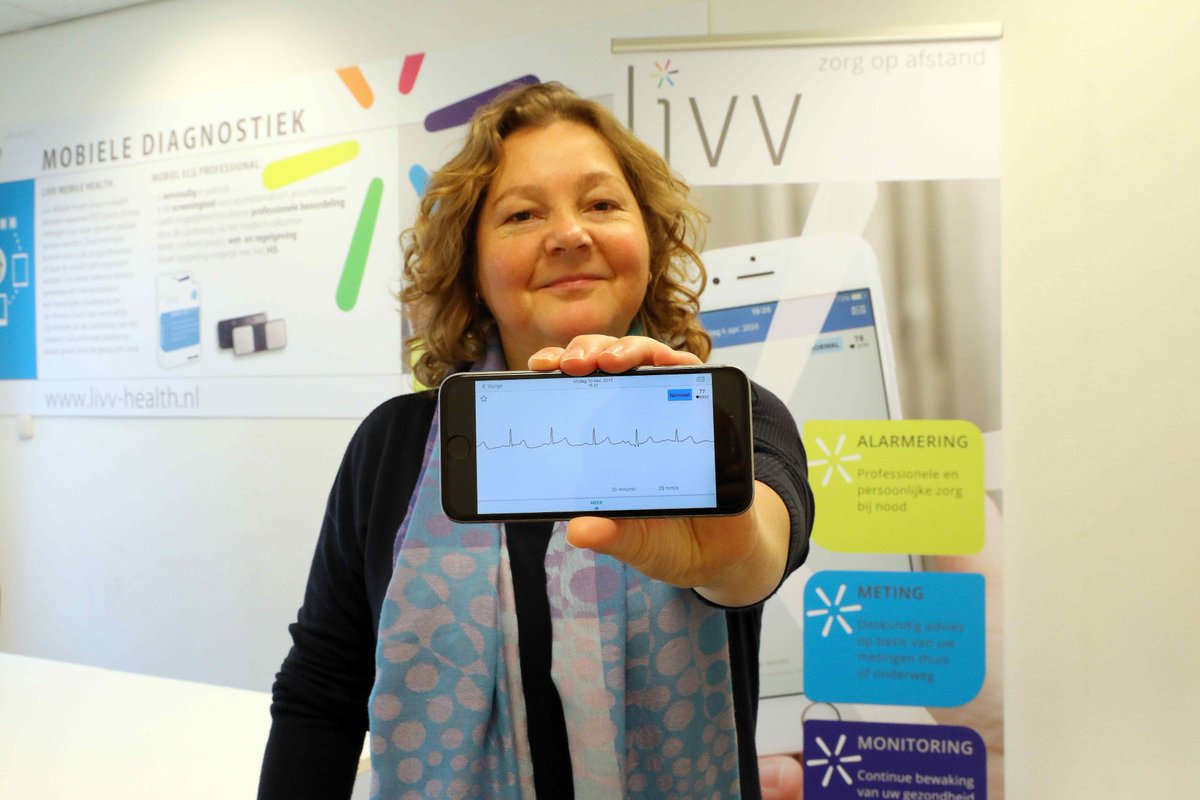 Niet meer naar de #huisarts of het ziekenhuis voor een kleine controle? Livv Mobile Health gebruikt de mogelijkheid van zorgverlening op afstand door middel van een #app. Bezoek hen op de Zorgtechnologie Experience dag: bit.ly/2DkEQbJ  <a href="/LivvNL/">Livv</a> #Zwolle