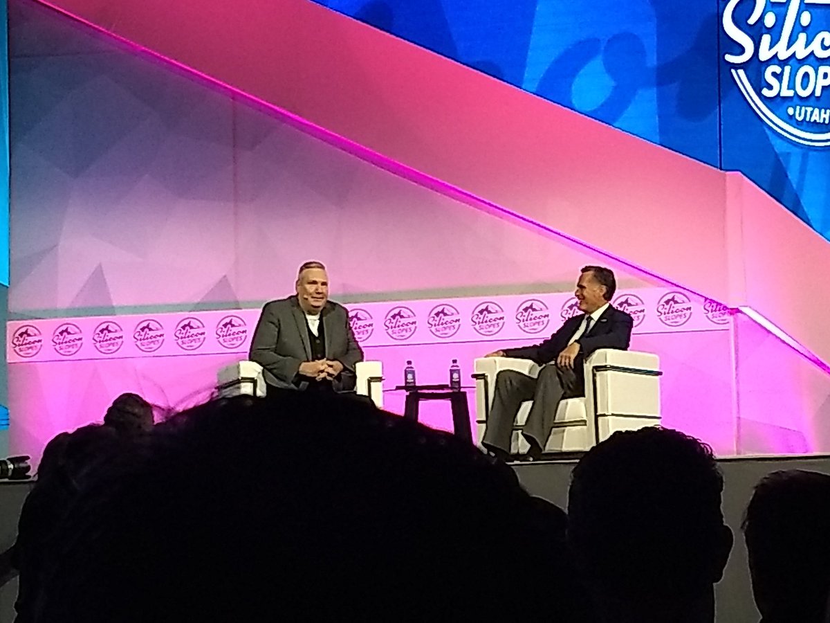 FullMetaPipe's tweet photo. Listening to former Massachusetts governor #MittRomney at #SSTS18 https://t.co/dZADyQVKfz