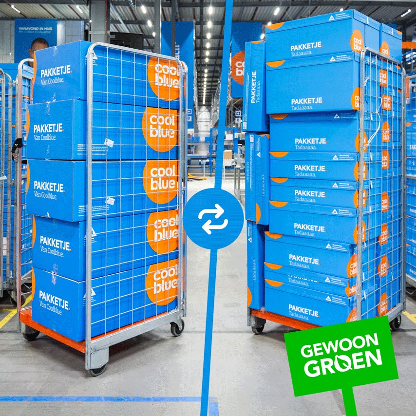 Dozen op maat, dat scheelt. #elkedageenbeetjegroener #pakketjesmachine