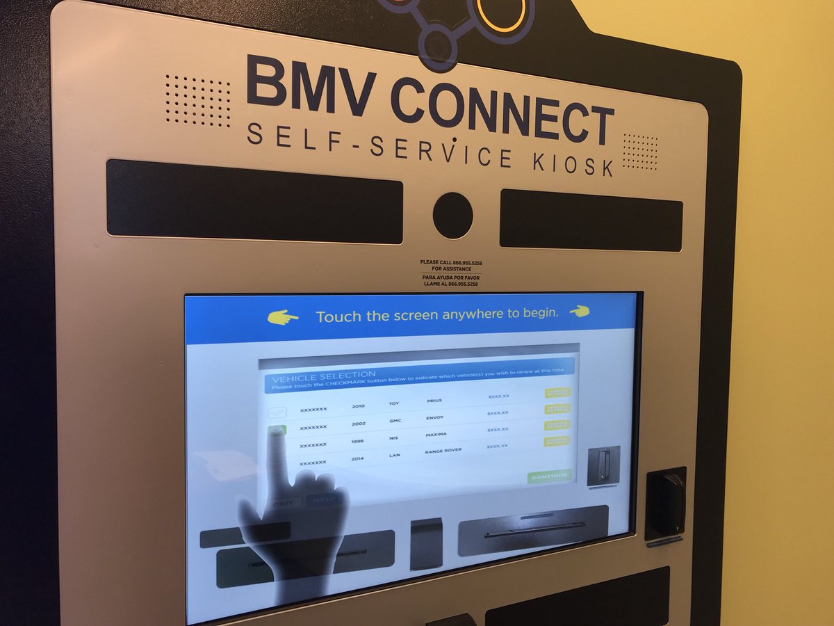 CMDarby's tweet photo. Indiana @GovHolcomb is in the Fort today, celebrating new self-service kiosks at the Pine Valley BMV... the first in the state. Hear from him on that and other topics, tonight on NewsChannel 15! https://t.co/54S2nkNxeC
