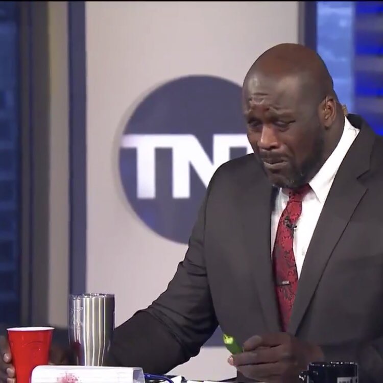 tweetAJNK's tweet image. The evolution of Shaq’s face during the #ALSPepperChallenge 😂😂😂