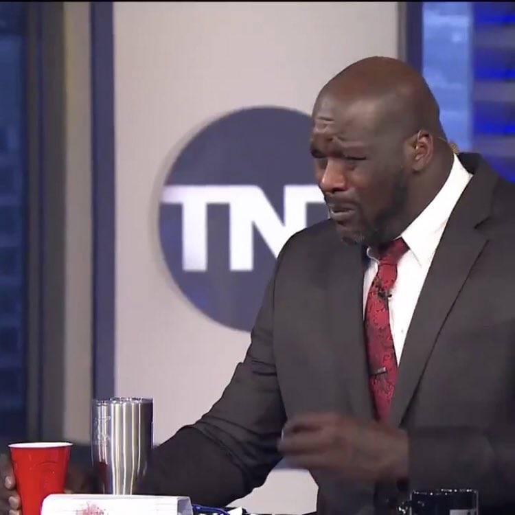 tweetAJNK's tweet image. The evolution of Shaq’s face during the #ALSPepperChallenge 😂😂😂