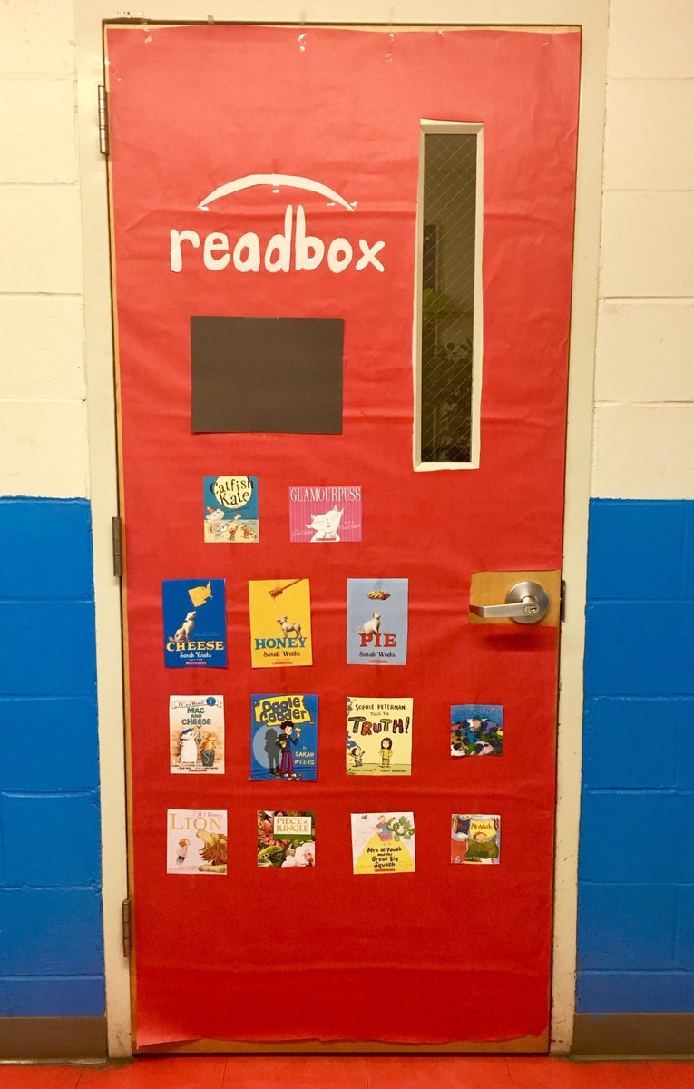 Pod 8 is excited to celebrate <a href="/AuthorWeeks/">Sarah Weeks</a> with our “readbox” #TeamTiger #MTPSPride @NutSwampTigers