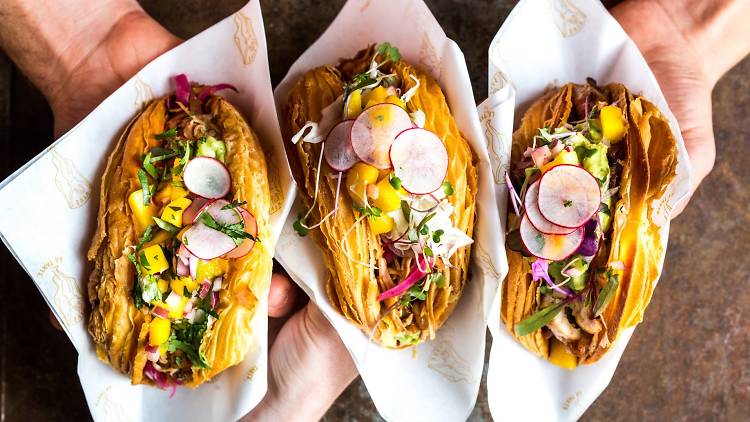 The #Tacro (a mash-up of a croissant and a taco) is finally available at the #FerryBuilding starting today! <a href="/tarte/">vive la tarte</a> timeout.com/san-francisco/…