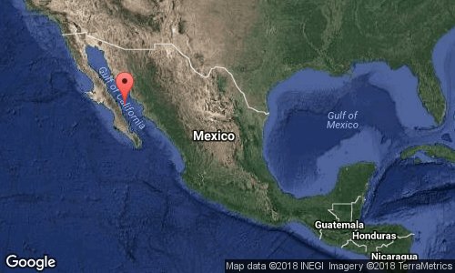 Reportan sismo de 6,5 en Loreto, México