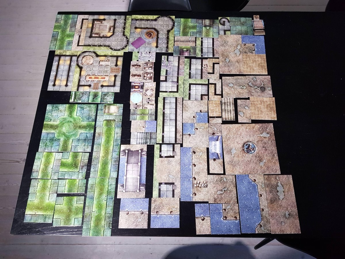 Grand Dm Dungeon Tiles Reincarnated City Sides A B Dnd