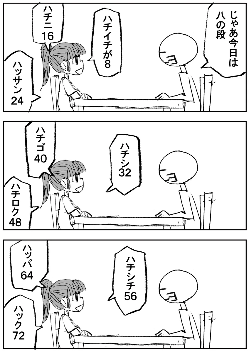 親子の日常を描いた人気マンガw九九に交えた胸キュンエピソードに心ときめくwww