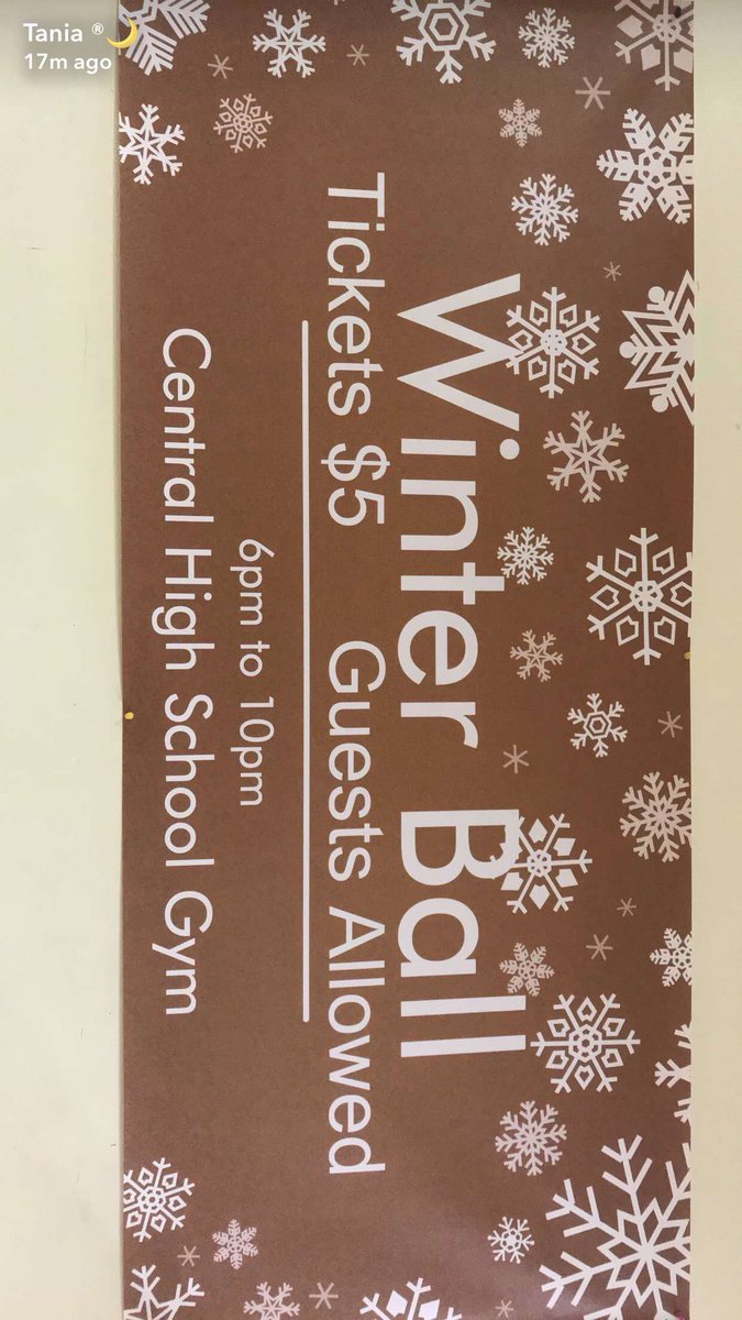 REMINDER to all students: the last day to purchase a ticket will be next Friday (1/26). Students from other schools are permitted. only $5!