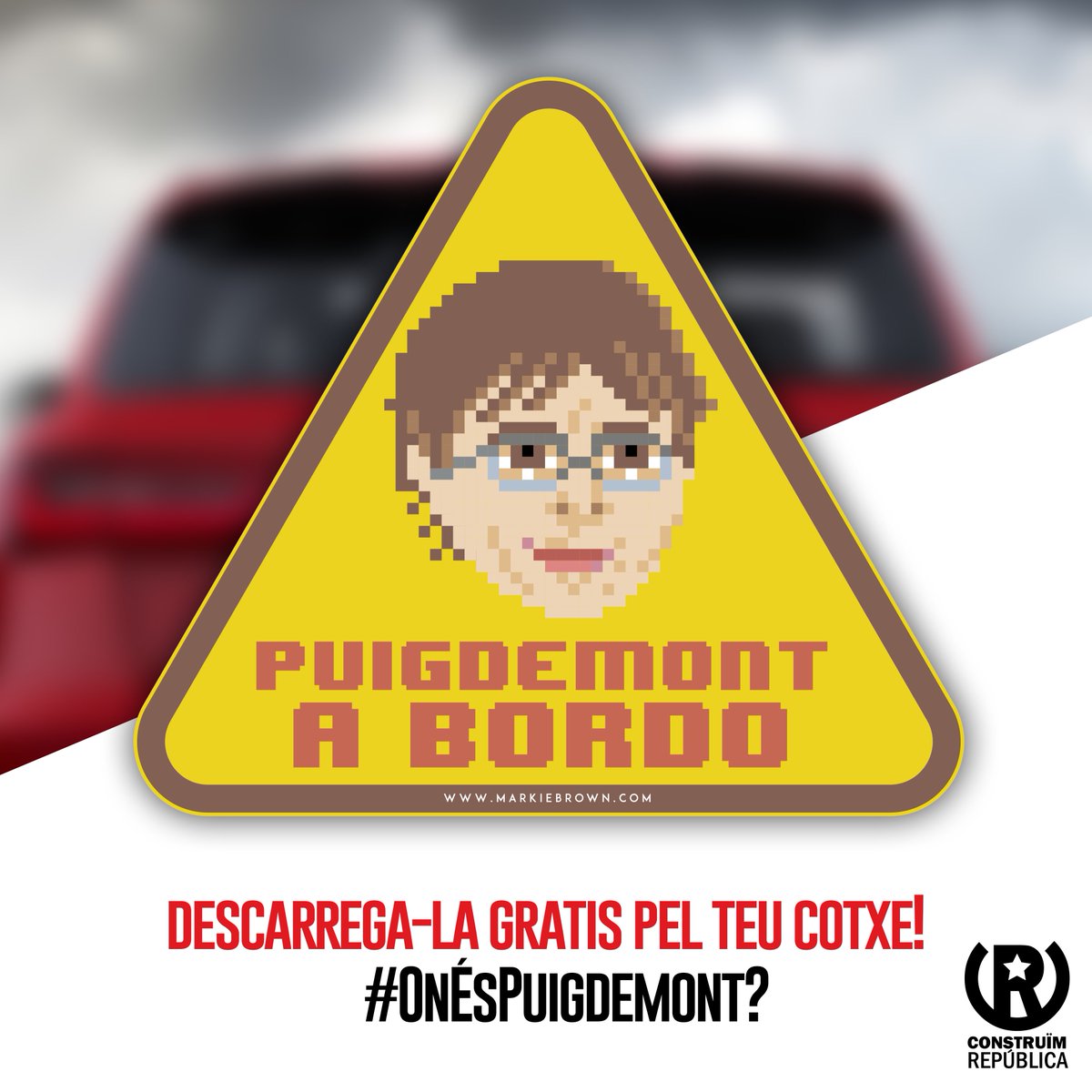 ConstruimRep's tweet photo. 😍Per petició popular, aquí està l'enganxina de "PUIGDEMONT A BORDO"
Que no es quedi aqui, a compartir s'ha dit ✌️
🖨️Descarrega en PDF: https://t.co/9oj3MvIaPJ

#OnÉsPuigdemont #TotsSomPuigdemont https://t.co/vMV9Hdgh6u