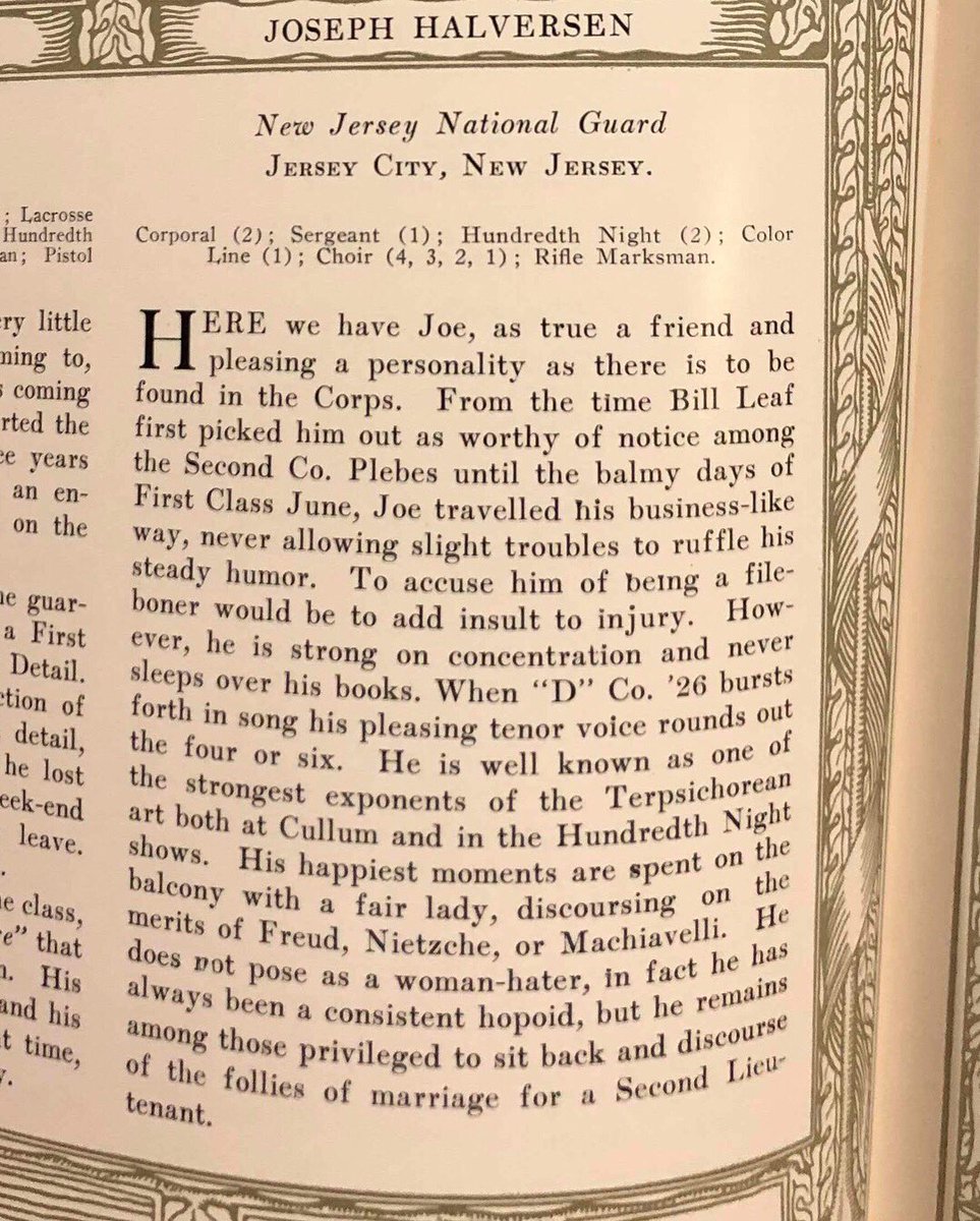 DrunkOldGrad's tweet image. #FlowbackFriday - Joseph Halversen. Class of 1926. Colonel in the Army Air Force in WWII. And whatever you do, be sure to read his bio too.... #OGAF