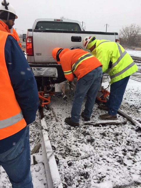 HarscoRail's tweet photo. Our #Protran Technology team just completed the #annual sales meeting that took place January 16-17th in our Cherry Hill, NJ location. The days were filled with #interactivedemos, informative training and...snow! We're ready for a successful 2018! #HarscoRail https://t.co/O7h1YkrSSy