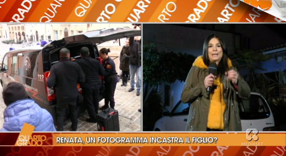 Potrebbe esserci una svolta nel giallo di Renata: un fotogramma incastrerebbe il figlio della donna

#QuartoGrado 
<a href="/sandraborgia/">alessandra borgia</a>