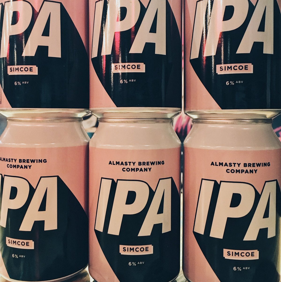 DATbarNewcastle's tweet photo. Pretty in pink this Friday @almastybrewingco Simcoe IPA in sexy little cans for your perusal #tryanuary #newcastlebeer #newbeer #craftbeer #localcraft #prettyinpink #toonbeers #lovebeer #datbar https://t.co/JGWqCMsrWX