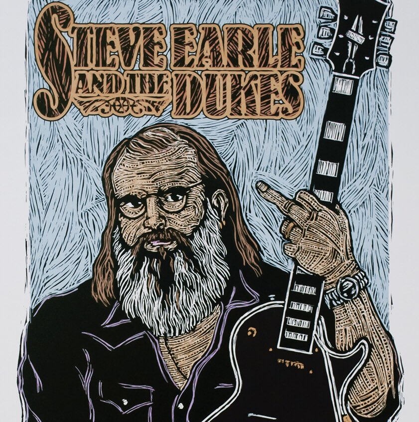  Happy belated Birthday to legendary country/rock/singer/songwriter 
Steve Earle   