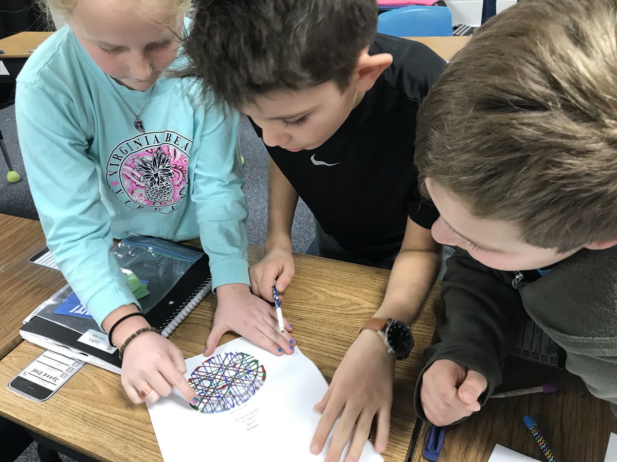 math_rickard's tweet photo. Spent the morning with @klcraun1 4th grade classes that were working on a math breakout. Working hard on being #ProblemSolvers  #elemmathchat #MTBoS #rcpsmath https://t.co/H7N4dZnXGS