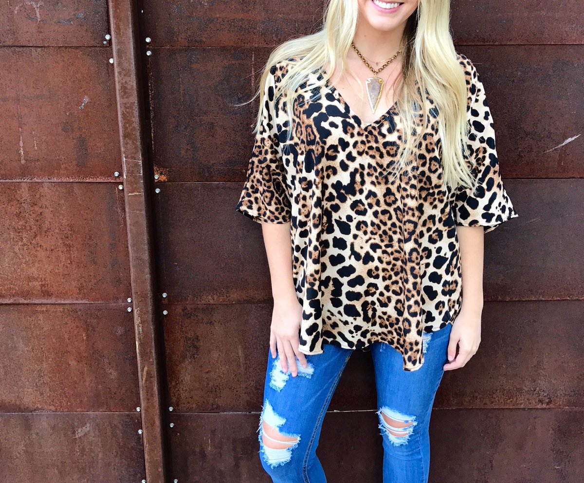 ReefBoutiqueTLH's tweet photo. Our cheetah print top is the perfect way to add a fun pop of pattern to your wardrobe! 😍 #shopreef https://t.co/3Pe0YBvO8X