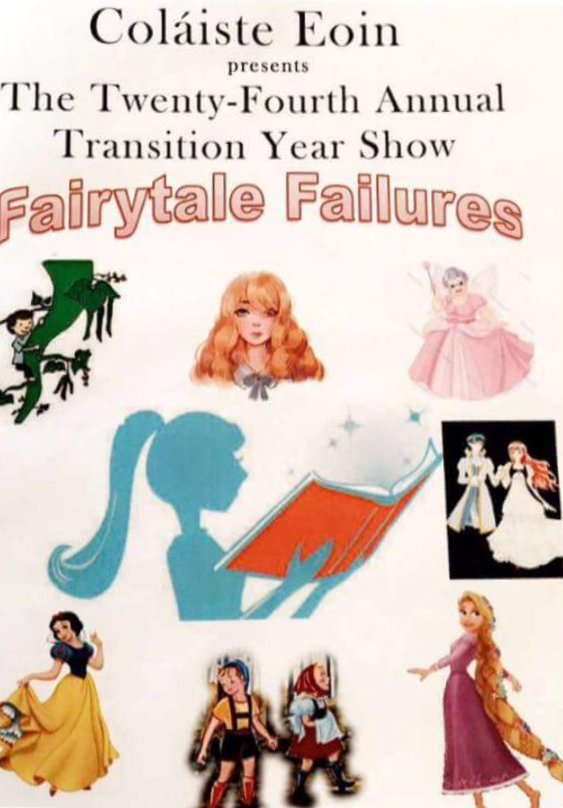 ColaisteEoinH's tweet photo. The 24th Annual Transition Year Show will take place this year on February 1st + 2nd at 8pm in Coláiste Eoin Sports Hall. Tickets are €10 for adults and €5 for U12s and available from the School Office or on the door that night. Doors open at 7:30pm. @kclr96fm @WicklowWanderer https://t.co/iBONE0h33U