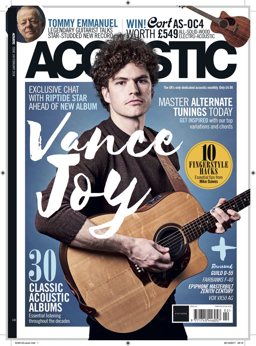 HAPPY FRIDAY! New issue of Acoustic OUT NOW! W/ <a href="/vancejoy/">Vance Joy</a> <a href="/tommyemmanuel/">Tommy Emmanuel cgp</a>, Guide to Alternate Tunings, 10 Fingerstyle Hacks, 30 Classic Acoustic Albums, <a href="/guildguitars/">Guild Guitars</a> D-55, Fairbanks F-40, plus lots more. AND!!! It's cheaper than usual. Enjoy your weekend! myfavouritemagazines.co.uk/music/acoustic…