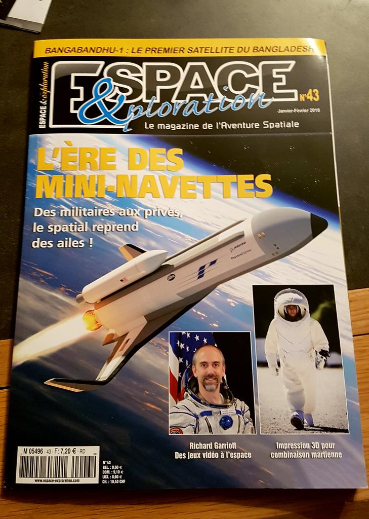 idariane's tweet photo. .@X1_spacesuit est en couverture du dernier numéro de @spaceexplore et 4 pages à l'intérieur (cc @Polytechnique @AssoPlaneteMars ) https://t.co/75rr6HkpEu