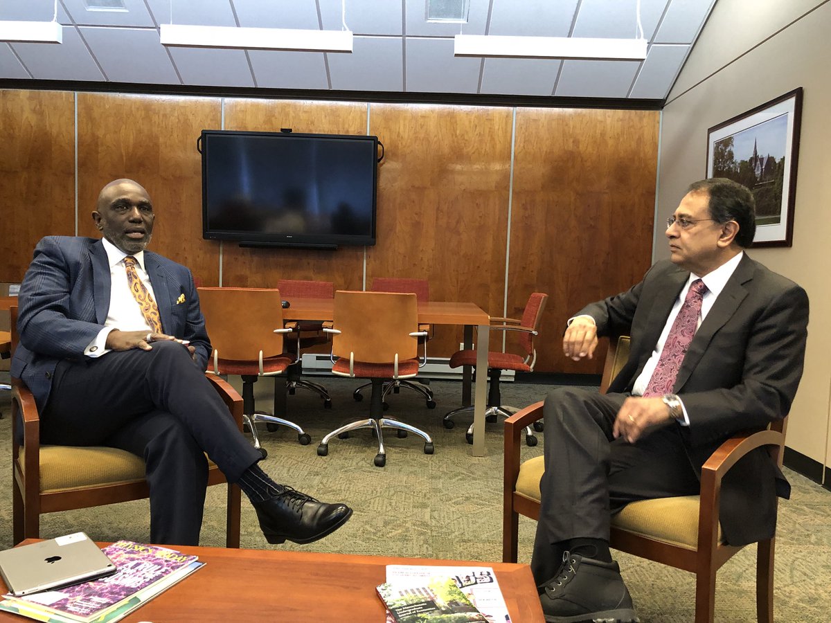 Great meeting this morning with new UMass Dartmouth Chancellor <a href="/UMass/">University of Massachusetts</a>DRJohnson. Happy to welcome him to the @UMass family!  #UMassAmherst