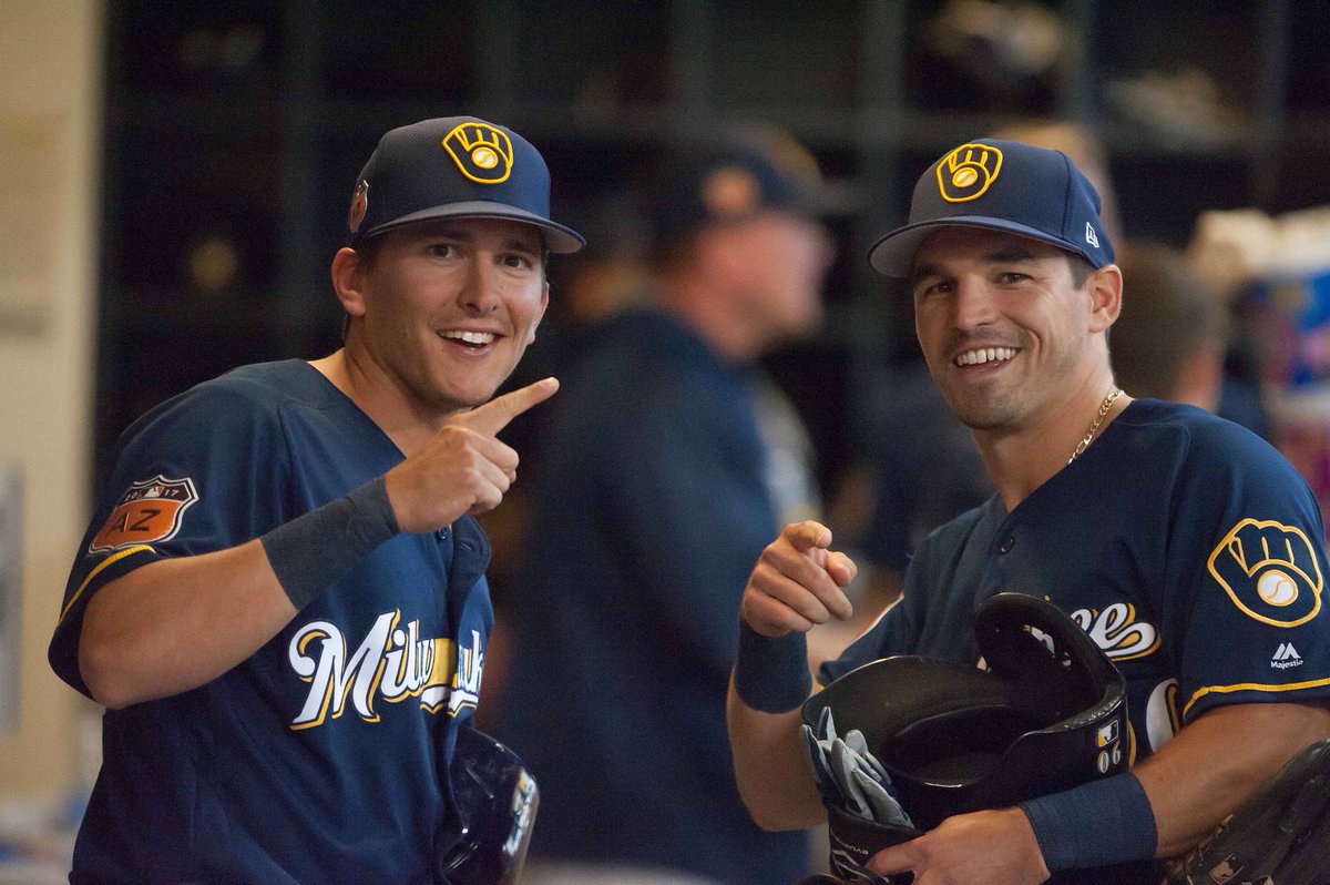 Brewers's tweet photo. The #Brewers have invited 2B Keston Hiura, INF Nate Orf, OF Kyle Wren, RHP Corbin Burnes, RHP Luis Ortiz and RHP Jon Perrin to Major League camp. https://t.co/hsCDL1SnWl