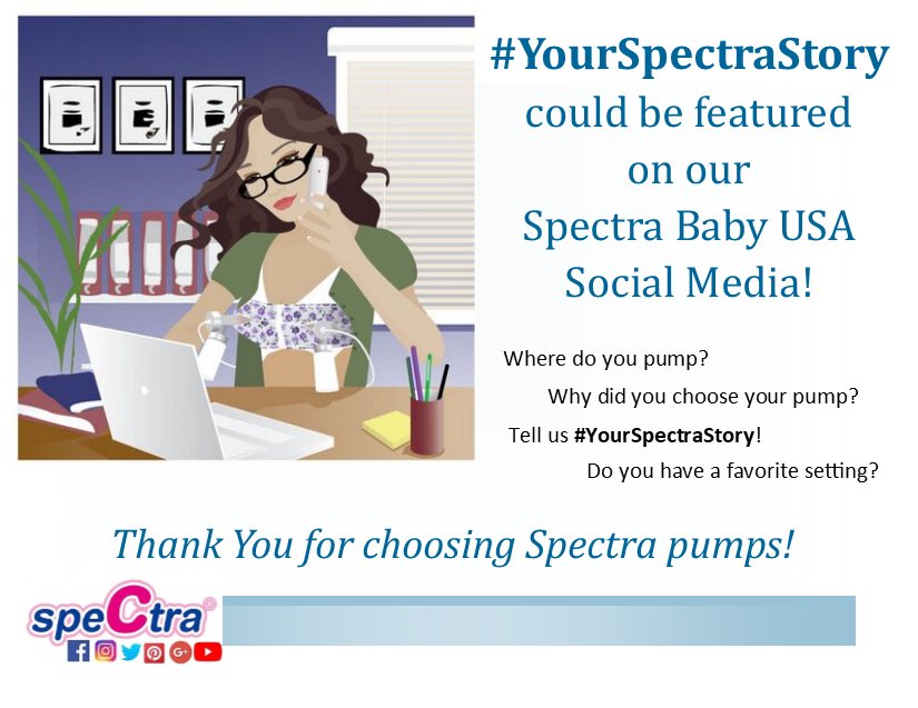 SpectraBabyUSA's tweet photo. We want to hear from you; we love our #SpectraMoms!
 
#YourSpectraStory could be featured on our Spectra Baby USA Social Media!

Please complete this brief survey to tell #YourSpectraStory <3
 
https://t.co/XnrjaOwWjd

#YouMatter #SpectraBabyUSA #Feedback #Spectrapumps https://t.co/anSXE8iWnC