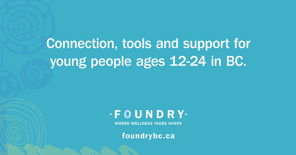 mindcheck_ca's tweet image. Foundrybc.ca makes it easy for young people to find tools and resources to get on their path to wellness. Browse today: ow.ly/Lm1F30huncm @Foundrybc #MentalHealth #MentalWellness