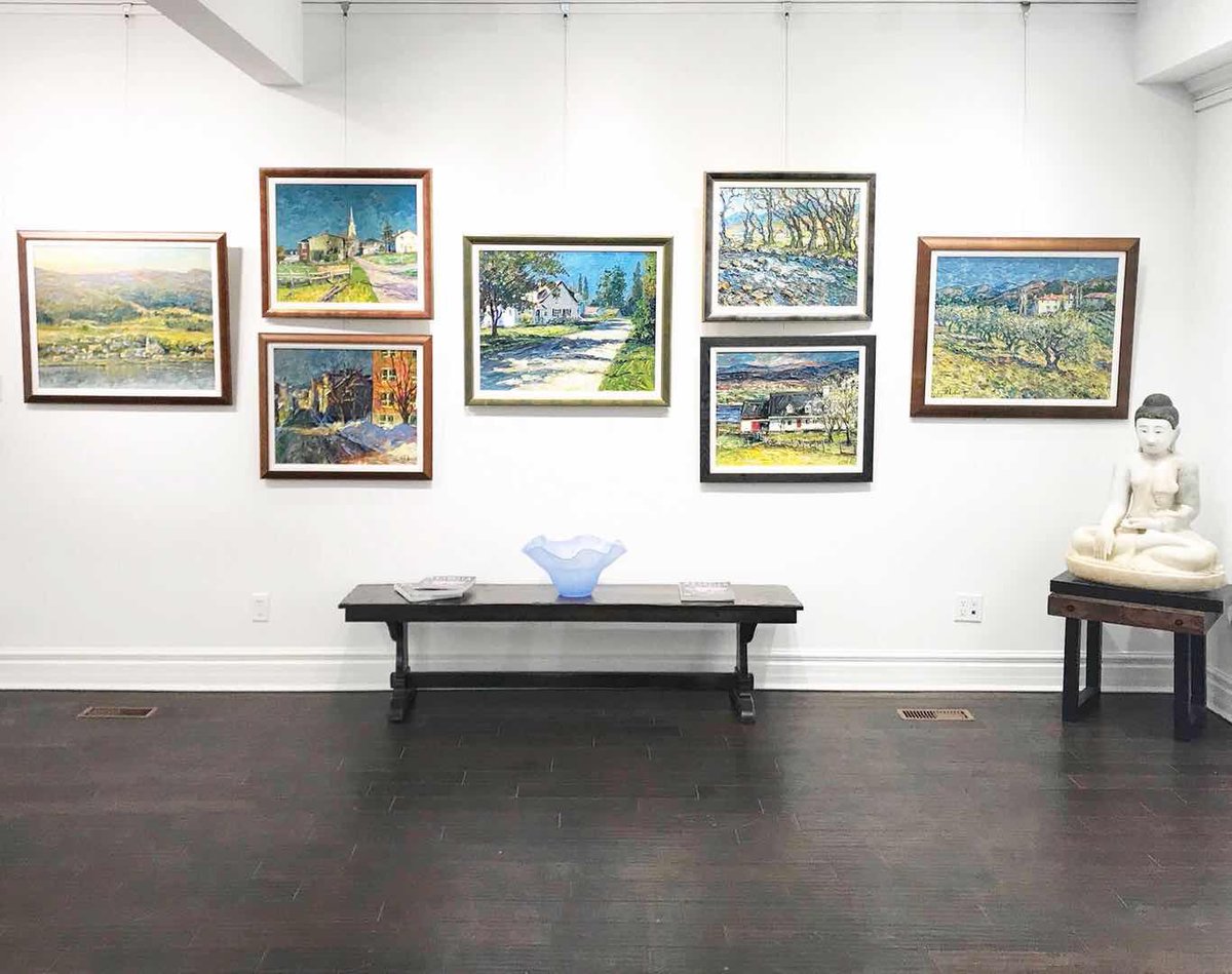 GalerieQ's tweet photo. Check out our latest exhibit featuring impressionist artist Leclercβs Quebec landscapes. Join us today, we are open until 6pm. .
.
.
.
.
.
.
.
. #canadianart #frenchcanadian #fineart #portrait #Quebecart #montrealart #torontoart #canadianartists #canadianmaster #canadianmasters https://t.co/A3Ddk4Bk6x