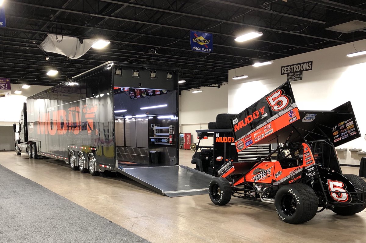 Set up for the weekend at the Pioneer Pole Buildings Motorsports 2018 Racecar and Trade Show at the Greater Philadelphia Expo Center.