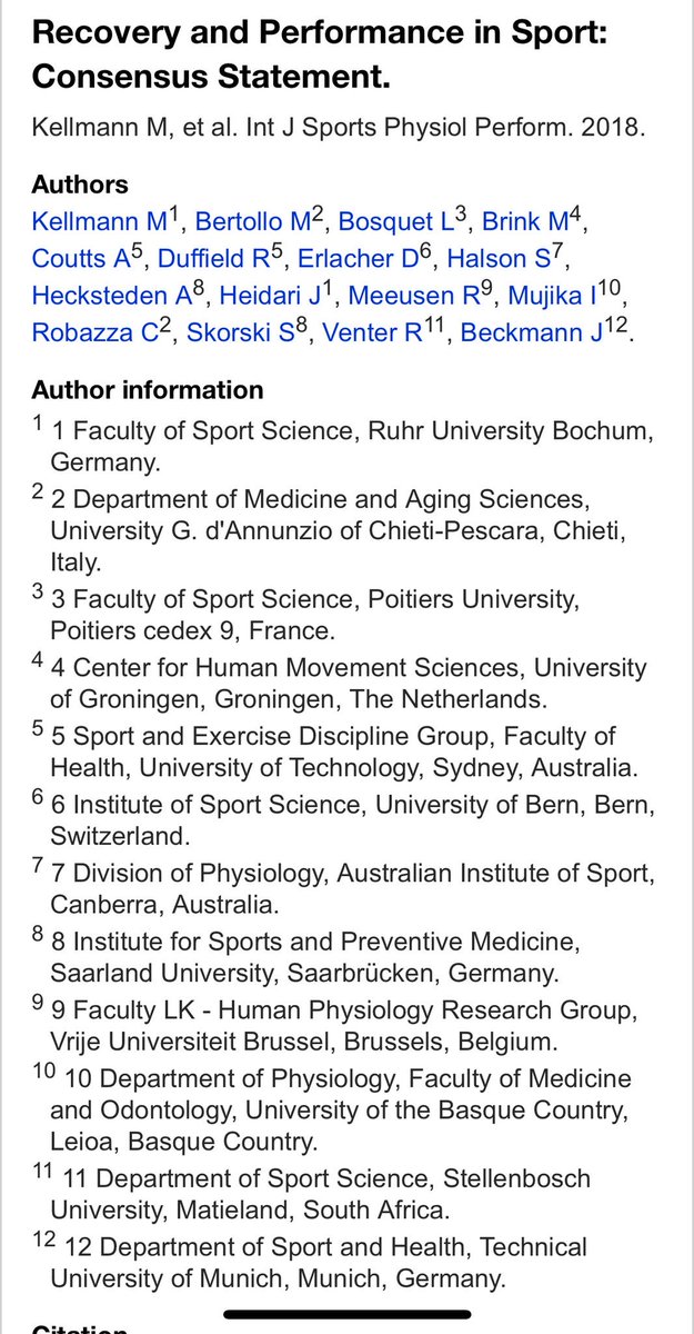 MichelBrink's tweet photo. Interested in recovery? Our consensus statement on recovery and performance in sport is now online. Follow this link: 👇🏻

https://t.co/8hD42NxL9x https://t.co/JhaZjtkMop