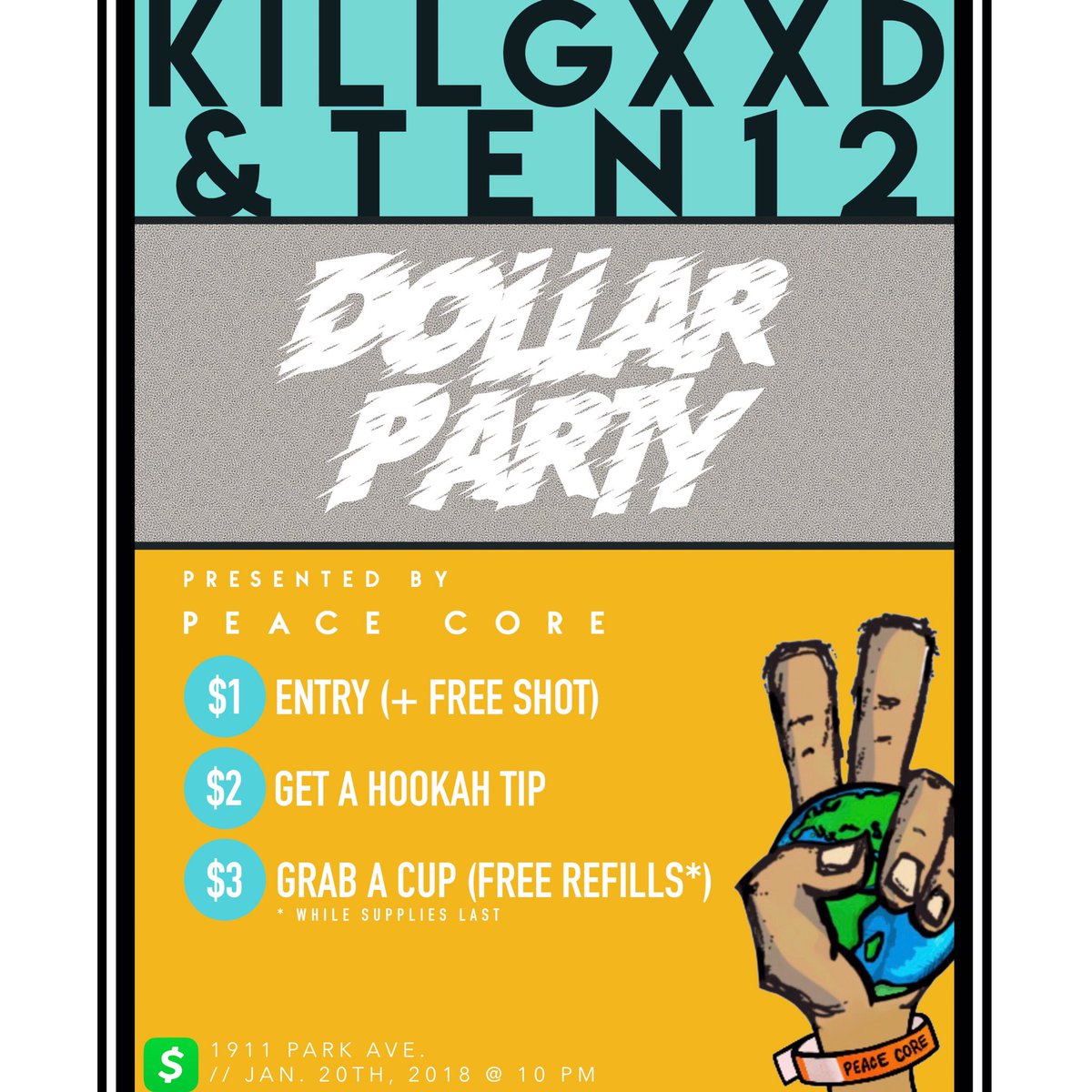 OneLoveDill's tweet photo. COME THRU ON SATURDAY before the semester starts! Live DJs, local artists, and an experience different from your usual parties! https://t.co/dGeMPosB5m