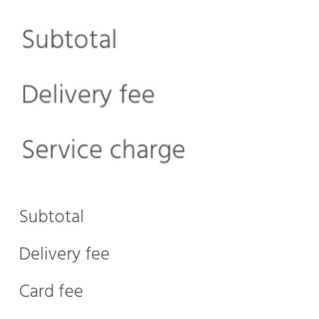 MrsALund's tweet image. No card fees? Really? Before and after. #cardfees #saysitall #beforeandafter #retweet #share