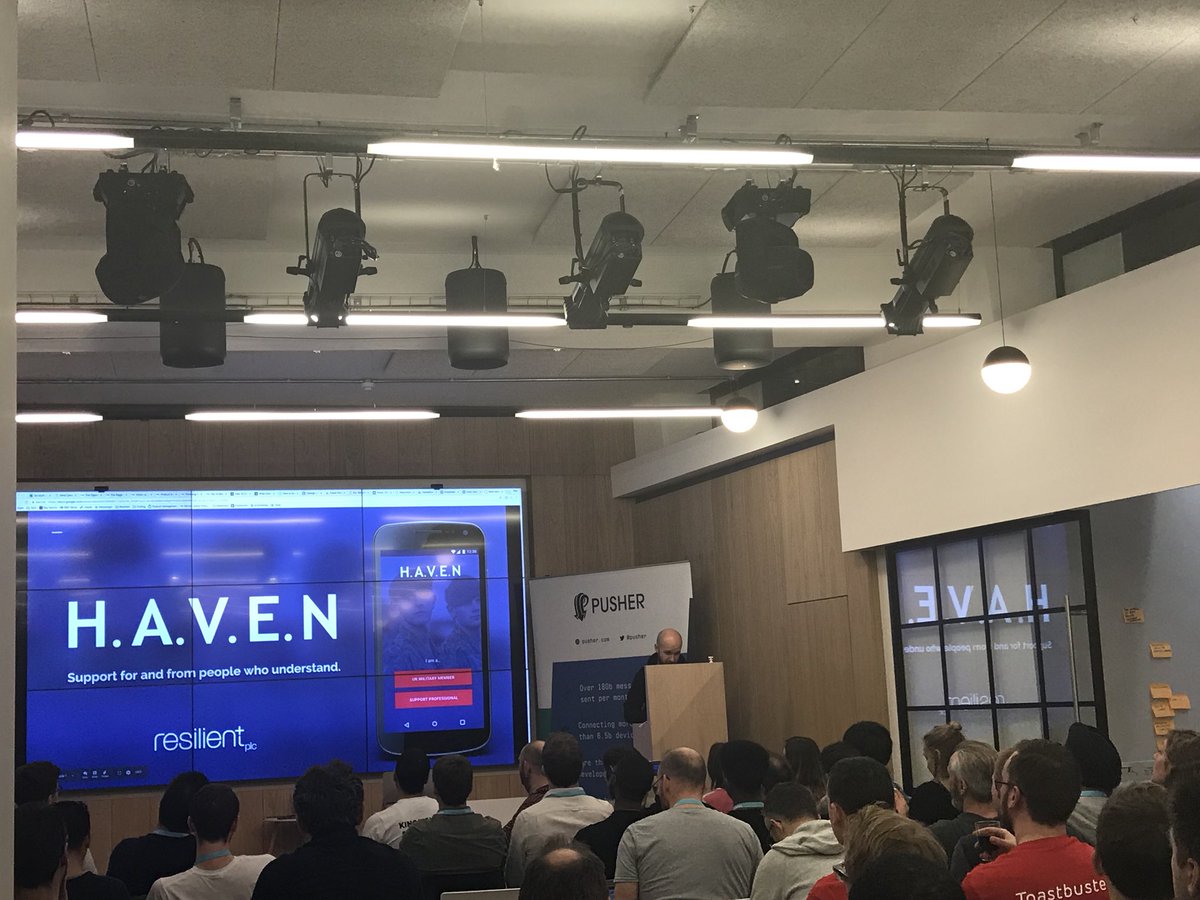 Judopay's tweet photo. @resilientplc presenting their idea of a community led app for #helpforheroes @TheHackerGames_ Such a great idea to provide support to both the civilians and army veterans https://t.co/LUUWAegvOv