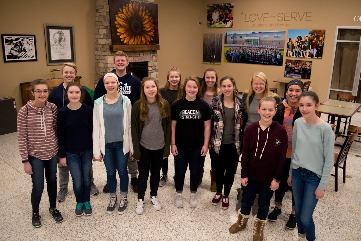ConcordiaAcad's tweet photo. It was awesome to have a great group of students from Trinity Academy Hudson shadow at CA yesterday. Our Student Ambassadors had a great time giving them a taste of life as a Beacon! #futurebeacons https://t.co/a0bjP5ZZK5
