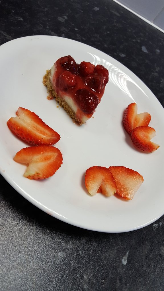 SCFoundationL's tweet photo. Household Skills students have been working on planning a simple meal. They chose Valentines Day as their theme and today they did a practice run of their menu. 3 courses, 2 hours and fantastic team work helped to achieve their L.O. Well done everyone! #TeamWorkMakesTheDreamWork https://t.co/hEgH64oOY1