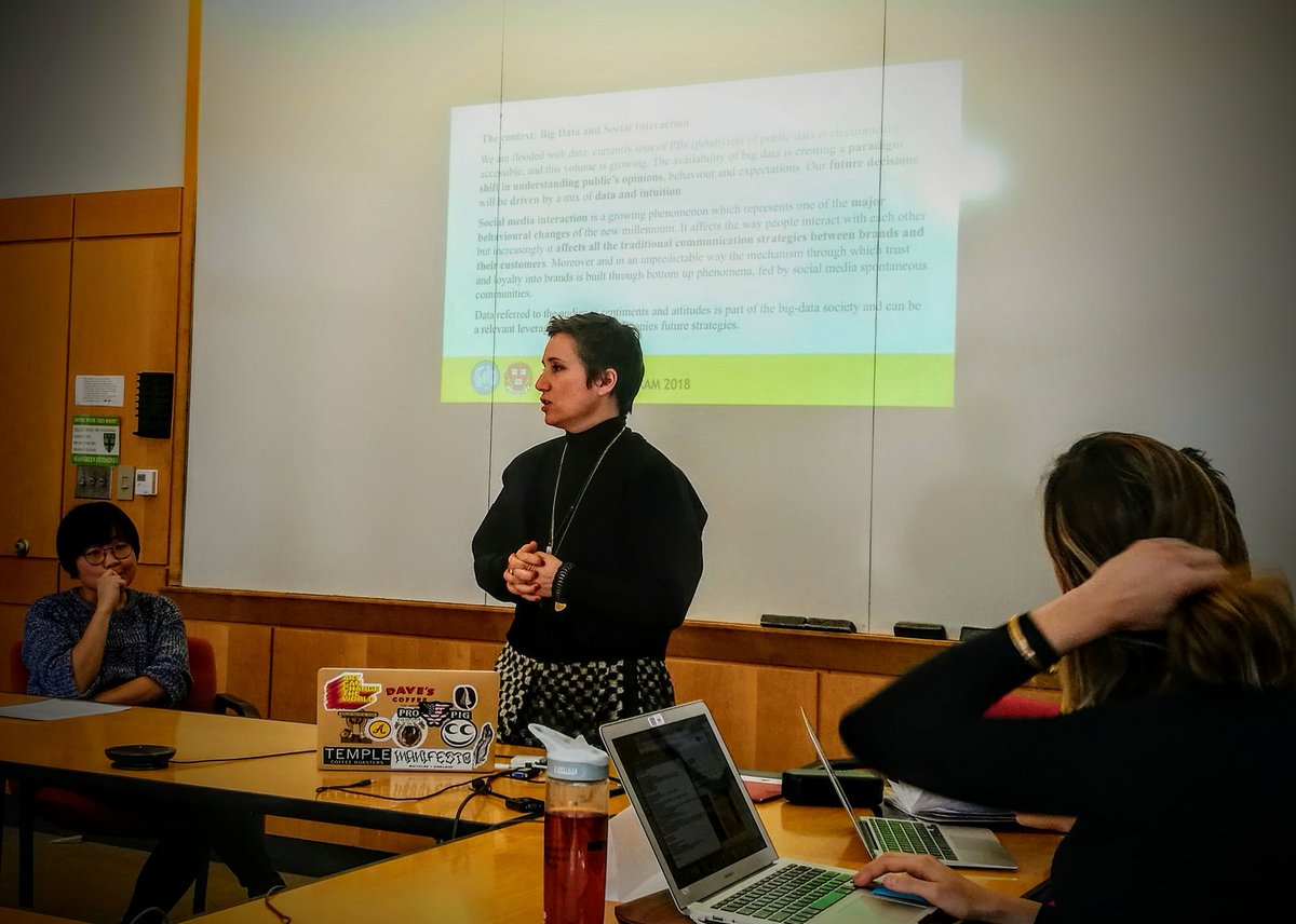 datascience_mi's tweet photo. RT @MarcoBrambi: Paola Bertola from @polimi presents @EmporioSirenuse case of #datashack at @Harvard. https://t.co/3z1lAcA4GJ @datascience_mi https://t.co/i2i8VgScjM