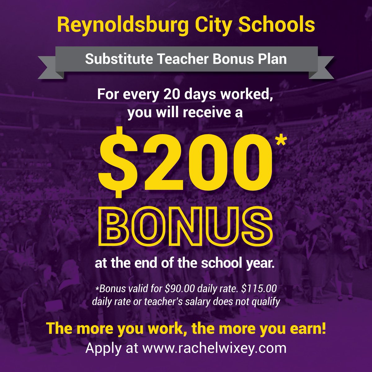 Make a difference in your community and give yourself a bonus!