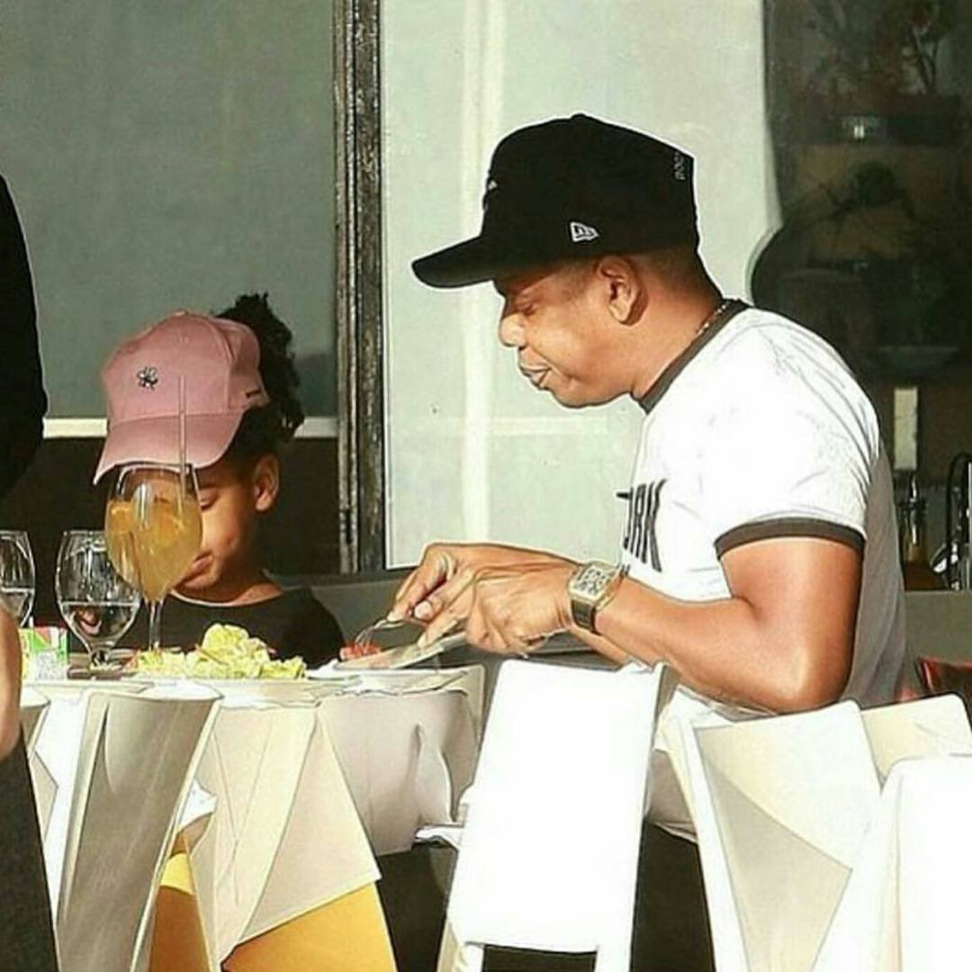 “Daddy, did Uncle Kanye really name his baby Chicago West?”

- “Hush and eat your pancakes.”