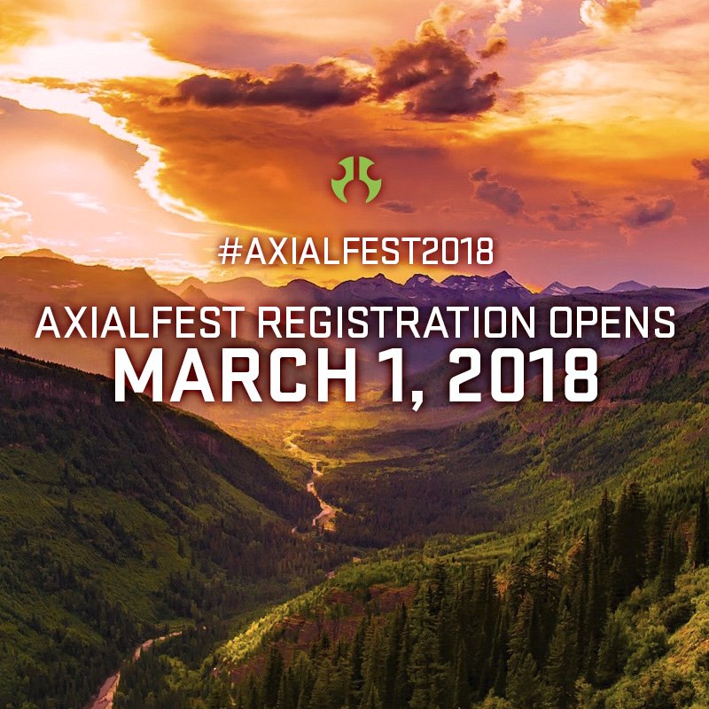 Axialrc's tweet photo. #AXIALFEST2018 Registration to open March 1st, 2018 https://t.co/j6yCYfn552 https://t.co/SV6pzMMHhN