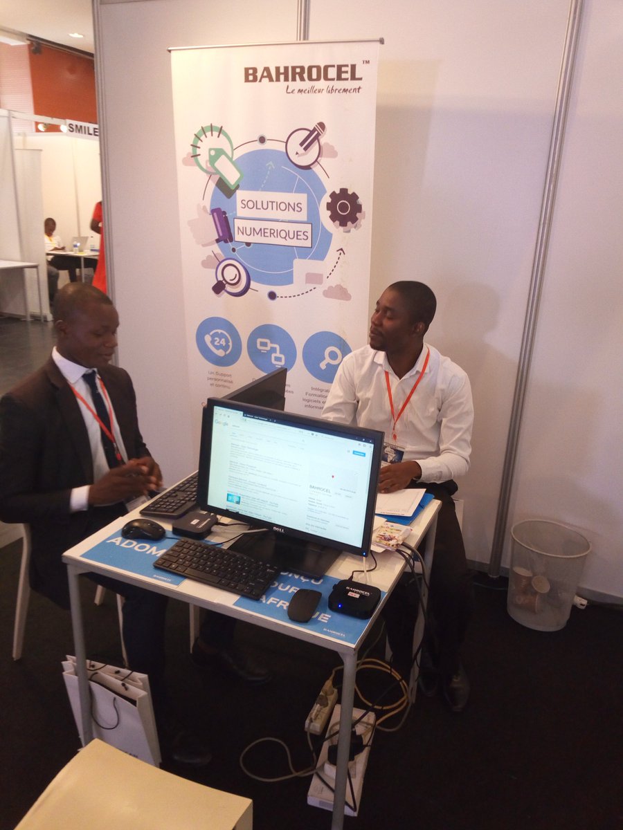 KhaderAbdallah7's tweet image. #Bahrocel à #AFRICAN_DIGITAL_WEEK pour presenter son unité centrale #Adome_pro.