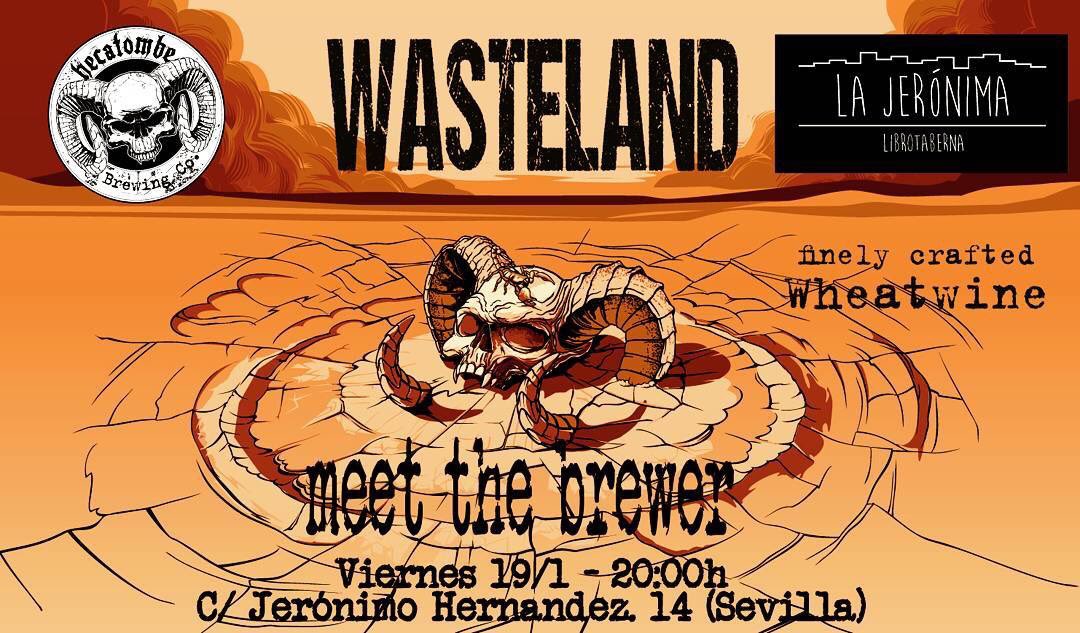 En breve empezamos el #meethebrewer con #HecatombeBrewingCo presentando su nueva receta #Wasteland #booksandbeers #Craftbeer #librotaberna