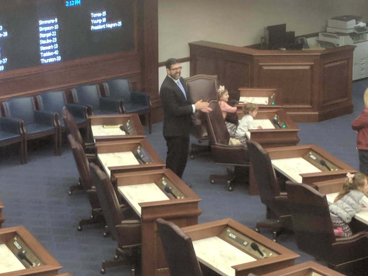 Daniel_Sweeney's tweet photo. .@RepMannyDiazJr, measuring for curtains over in the Senate. Will run for teem-limited @SenReneGarcia seat in 2018. https://t.co/tfdUyDqaZa