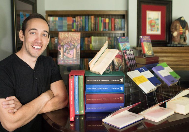 Biblio_com's tweet image. Harry Potter fans have nothing on this collector who has 700 copies of the books buff.ly/2mQoOw1
