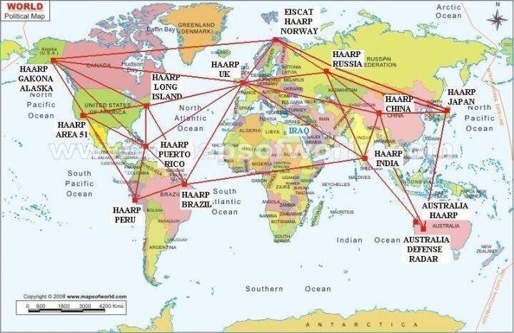 Ley Lines United States Map