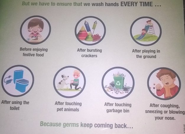 joydeepghosh's tweet photo. promote #handwash as imp. for #personalcleanliness; remember to do #handwash before and after the following things as it helps stop spread of #diarrhea; always #washhands #sanitation imp. to maintain #Swachhata #SwasthaBharat @MedicalWash @handwashacademy @NHP_INDIA @MoHFW_INDIA https://t.co/m52P4SYrFj