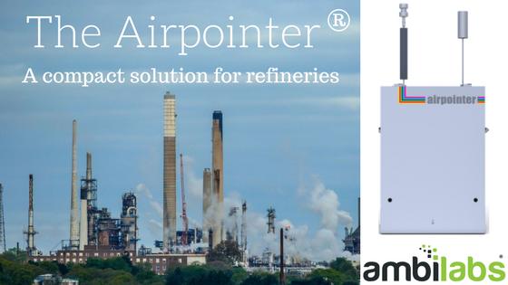 Ambilabs's tweet photo. The Airpointer® is the ideal solution for refineries. Refineries are obligated to not only protect the health of their staff but also surrounding communities.

For more: https://t.co/uM3sgyYuXY
#Airpollution #airquality #environment #health #facility https://t.co/iArbJc6jgx